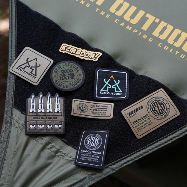 KZM Rubber Wappen - Field/Luminous