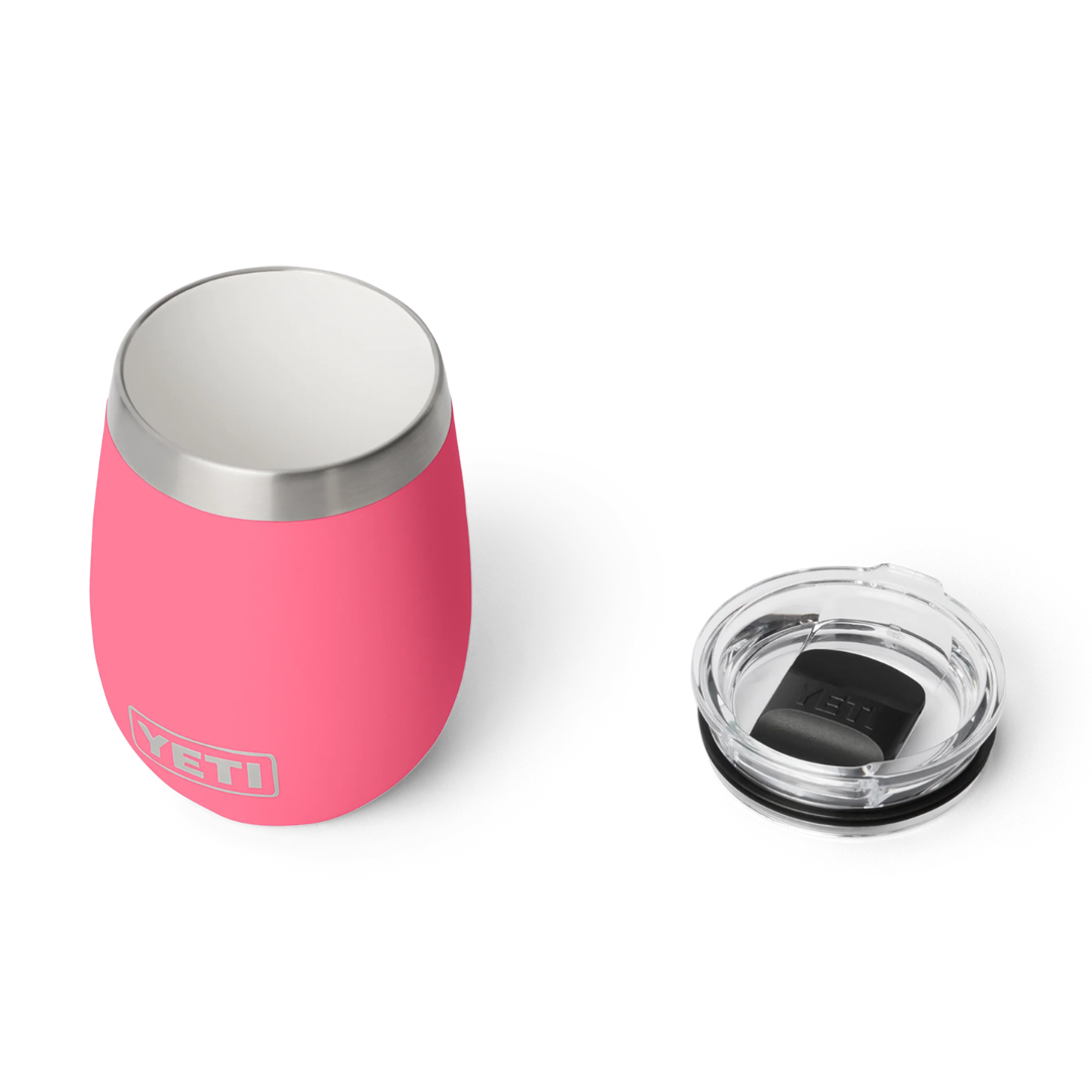 YETI Rambler 10 oz Wine Tumbler with DuraSip Ceramic Lining - Tropical Pink