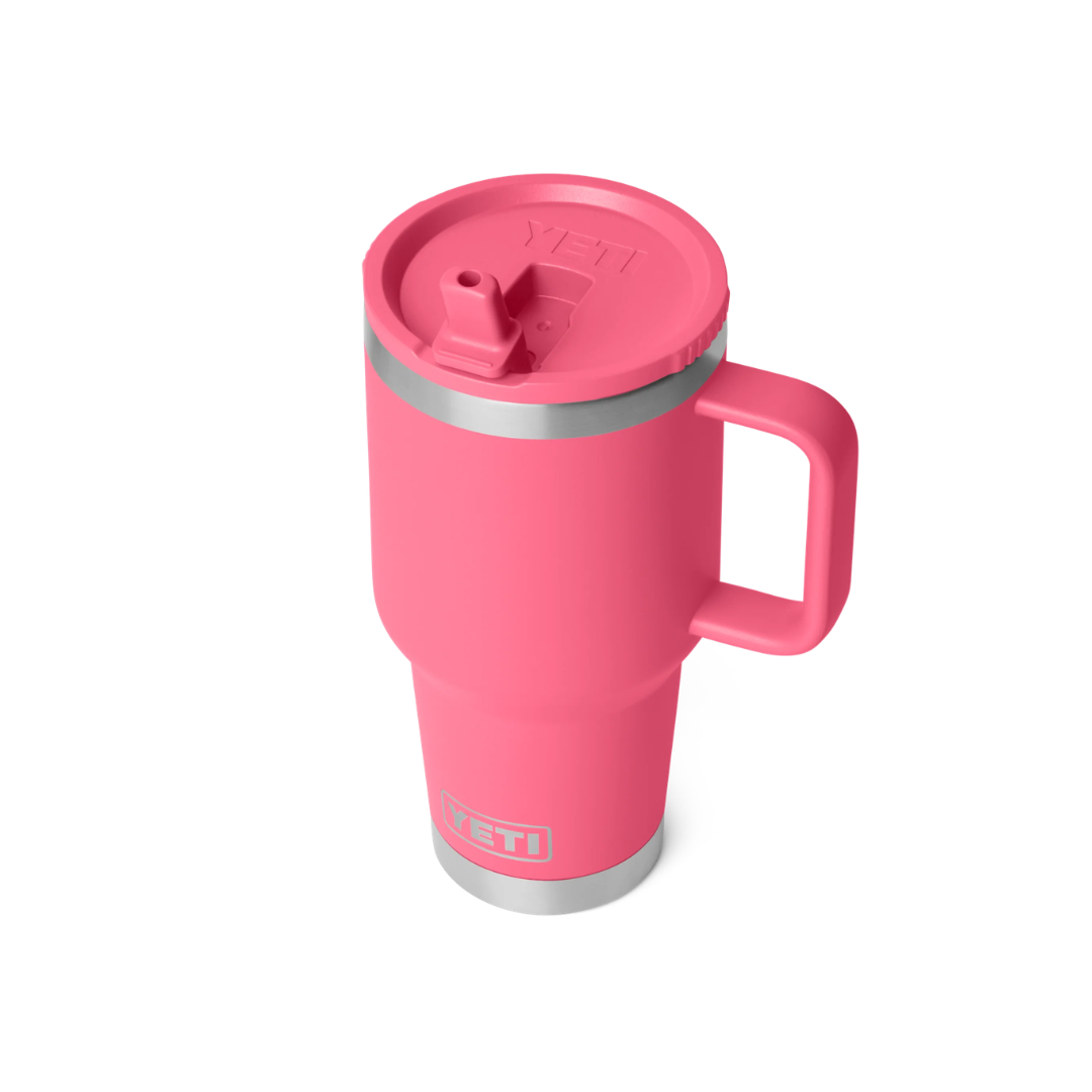 YETI Rambler 30 OZ Travel Straw Mug With Color-Matched Straw Lid - Tropical Pink