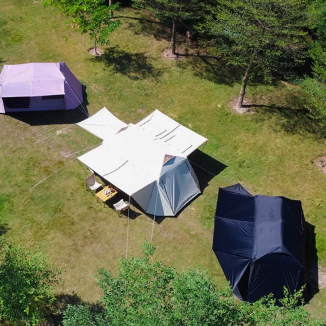 Stoic Villa 13 Black-Coated Automatic 6-8 person Tent - Black
