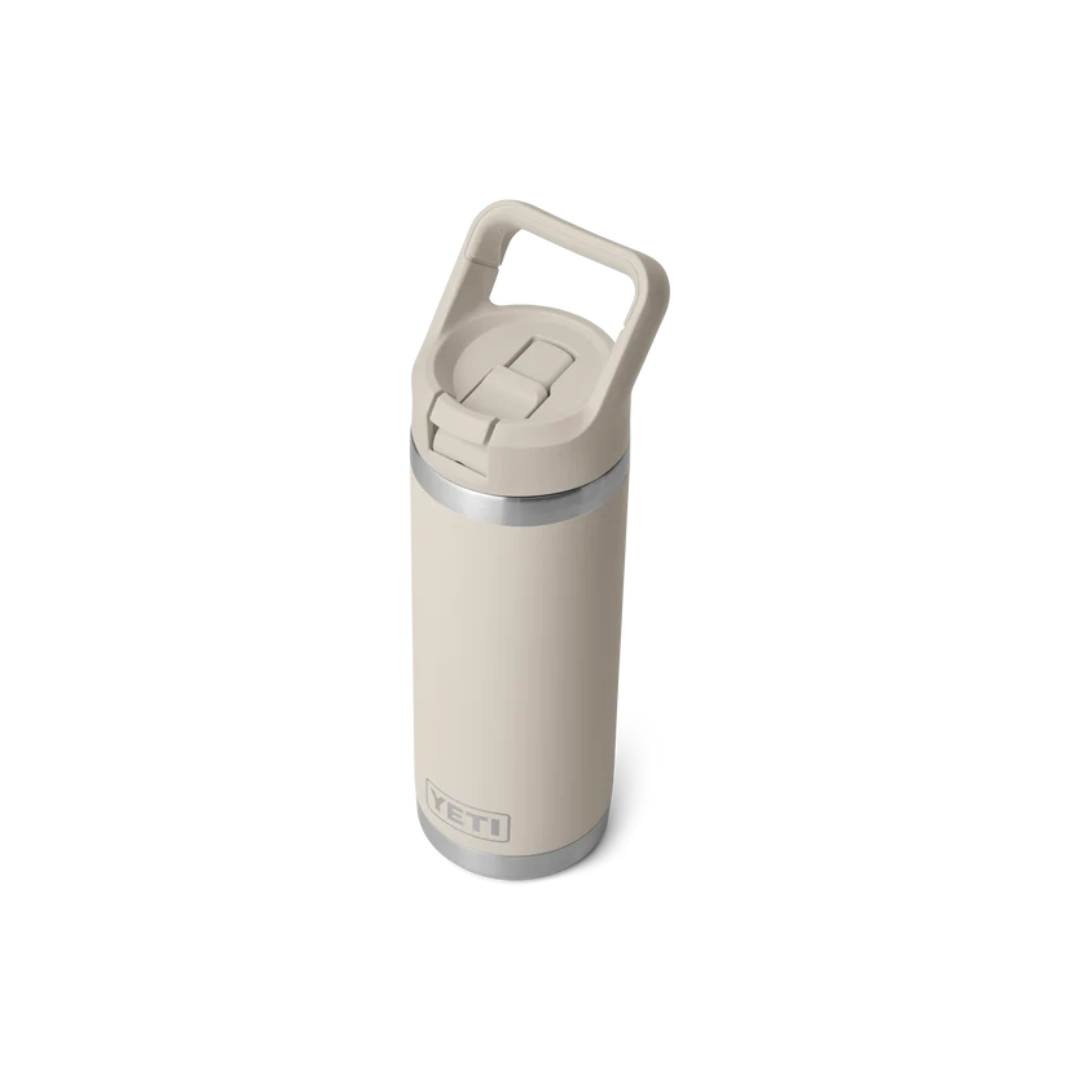YETI Rambler 18 oz Water Bottle with Color-Matched Straw Cap- Cape Taupe