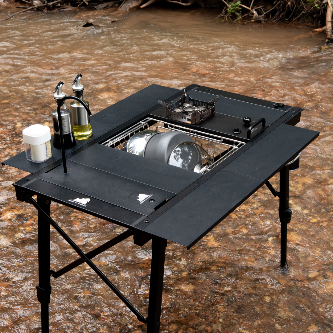 Goritta Works IGT (3Unit) Camping Table Modular Expandable Foldable