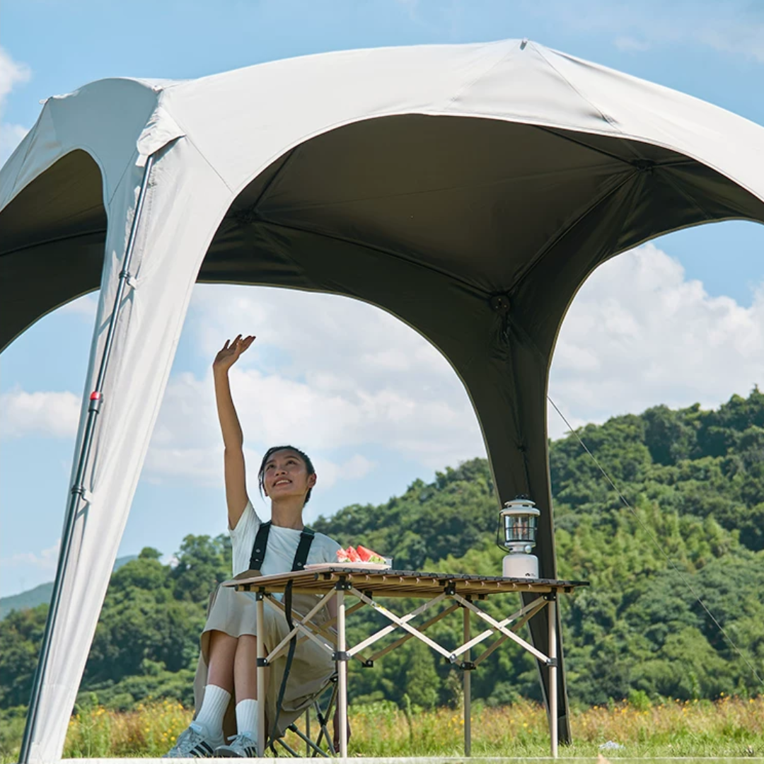 Mobi Garden (Black Coated) Holiday Automatic Dome Shelter PO9.0 
