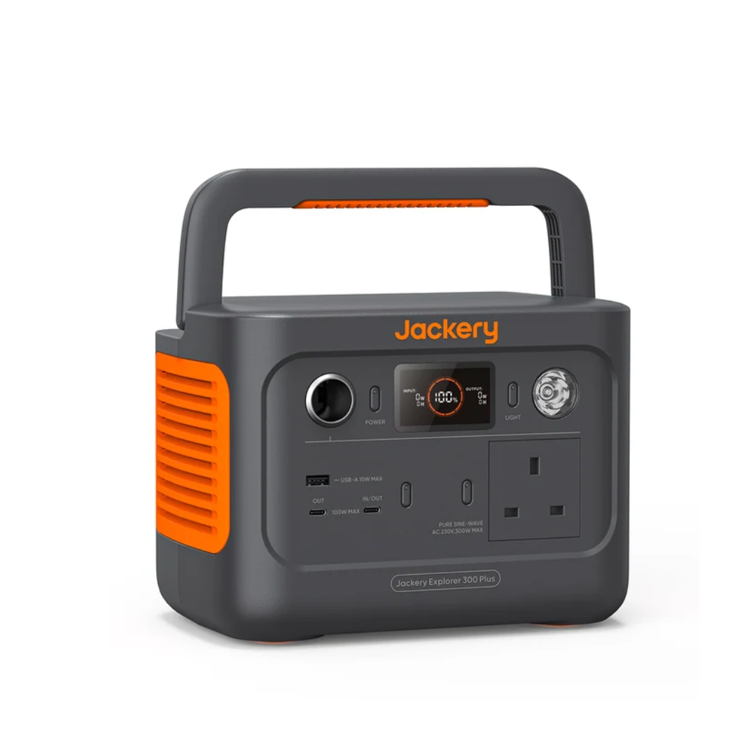 Jackery Explorer 300 Plus Portable Power Station - 288Wh, AC 300W
