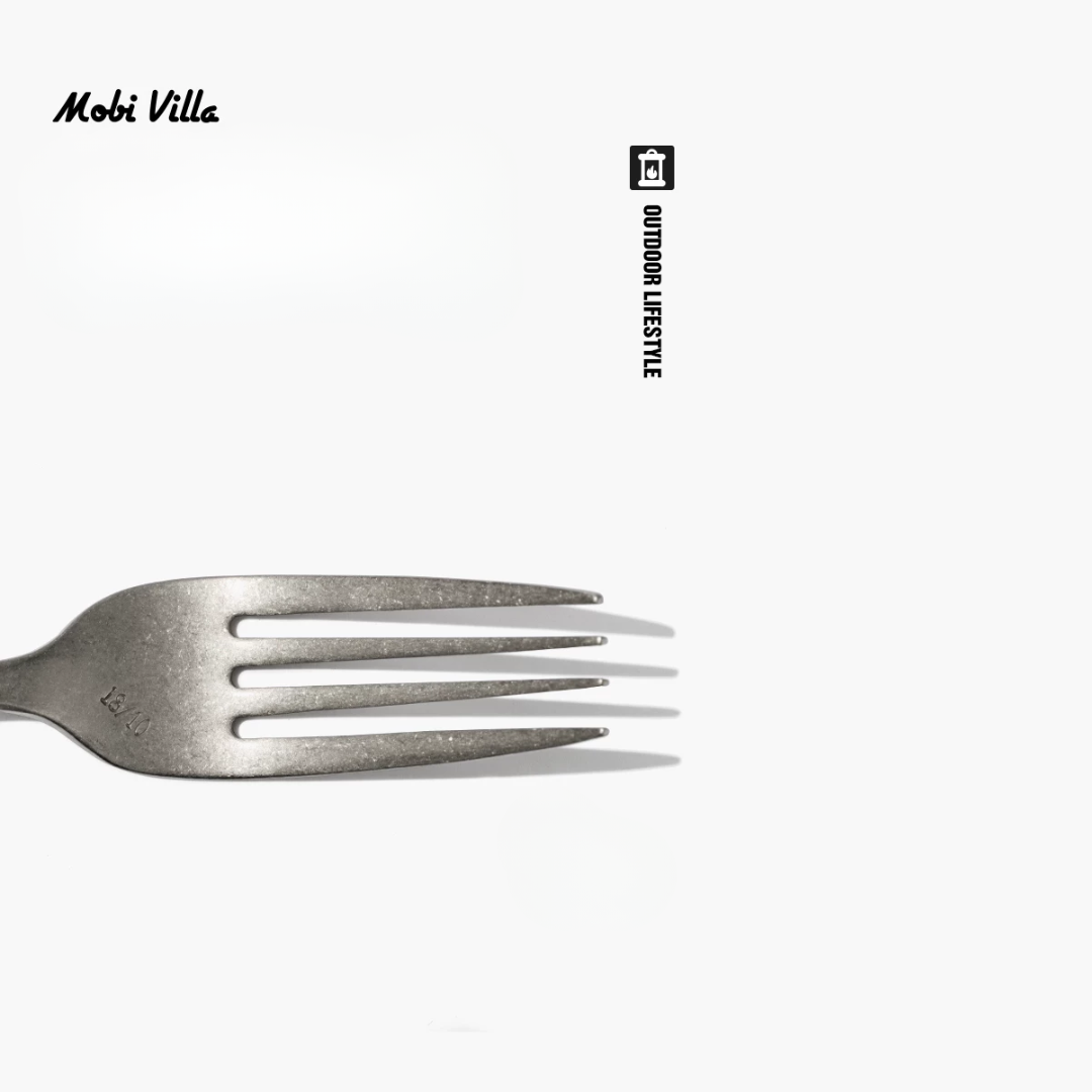 Mobi Garden Premium 304 Stainless Steel Camping Cutlery