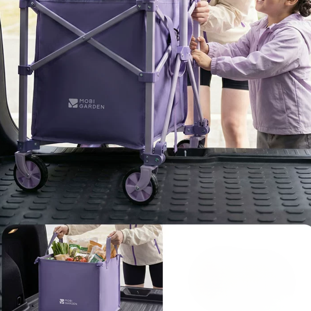 Mobi Garden Cloudy Folding Wagon S60 - Purple