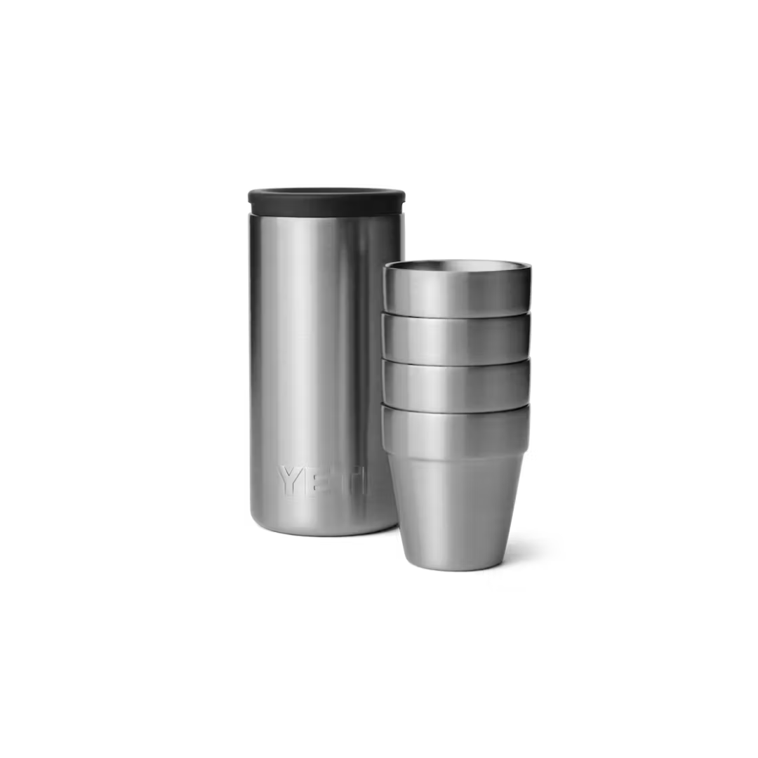 YETI Rambler Shot Glasses with Carrying Case - Stainless