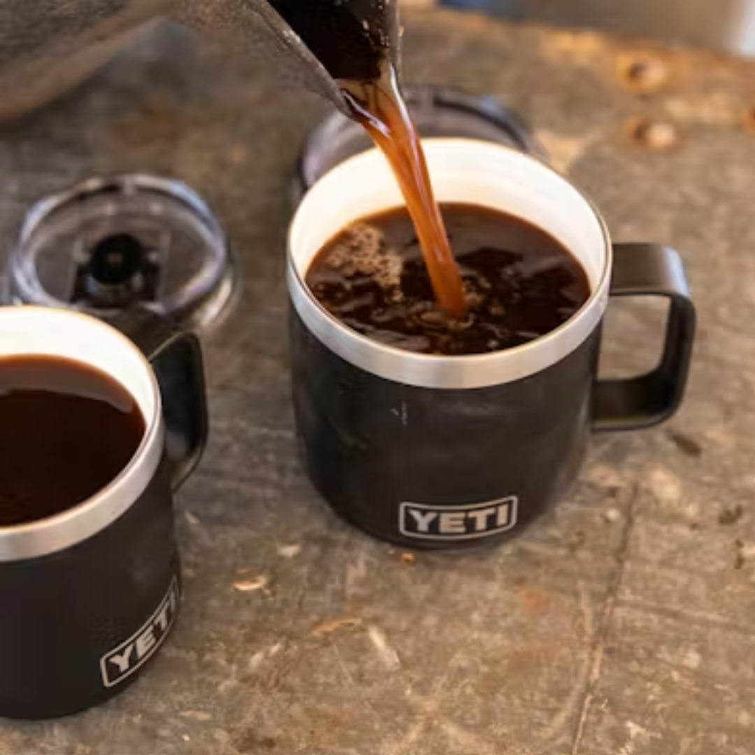 YETI Rambler 14 oz Stackable Mug with DuraSip™ Ceramic Lining - Black