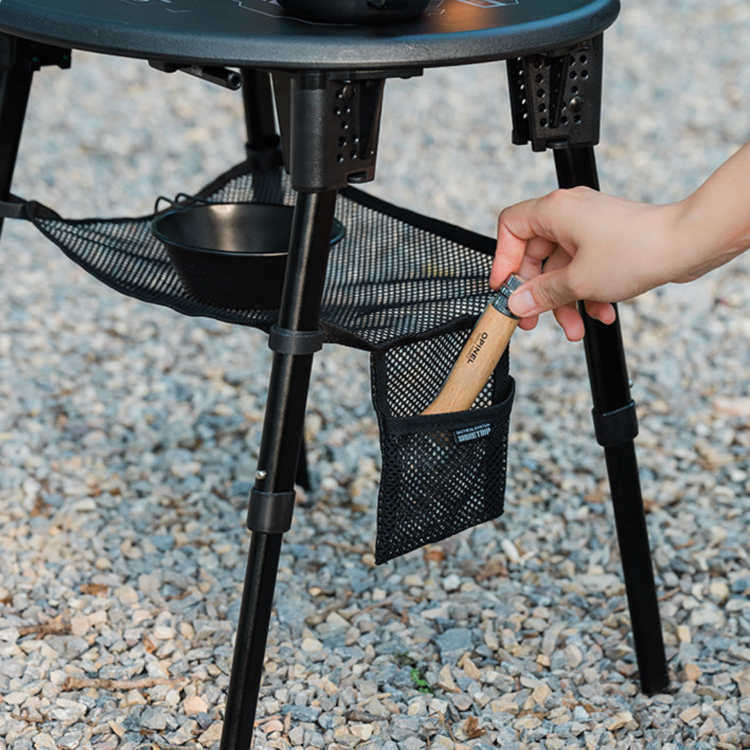 SHINETRIP ST-05 High-Low Tactical Round Table Set - Black