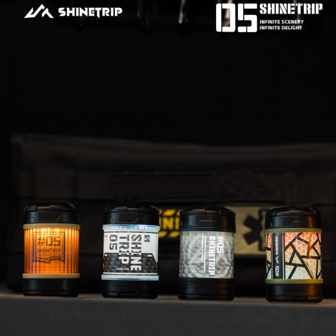 Shine Trip ST-05 Series Rotating 19 Glimmer Light - Black