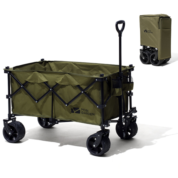 Mobi Garden YJ Folding Wagon S2 - Olive Green