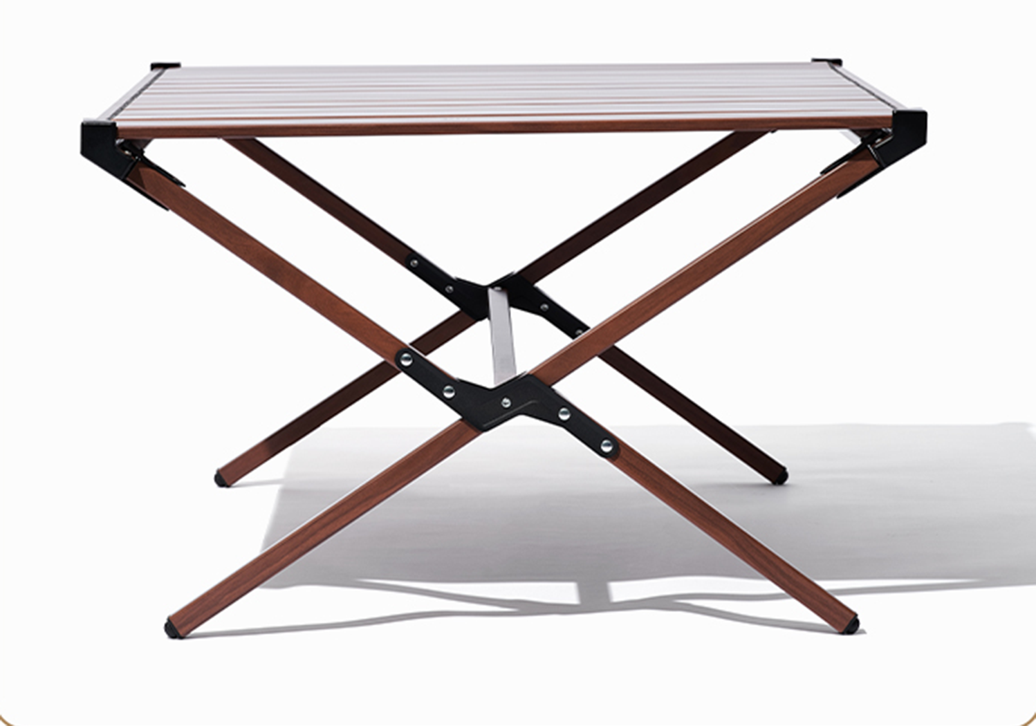 Mobi Garden Shan Ze Aluminum Omelet Table Wide - Wood-Goritta Works Sdn. Bhd. 202501017603 (1619017-X)