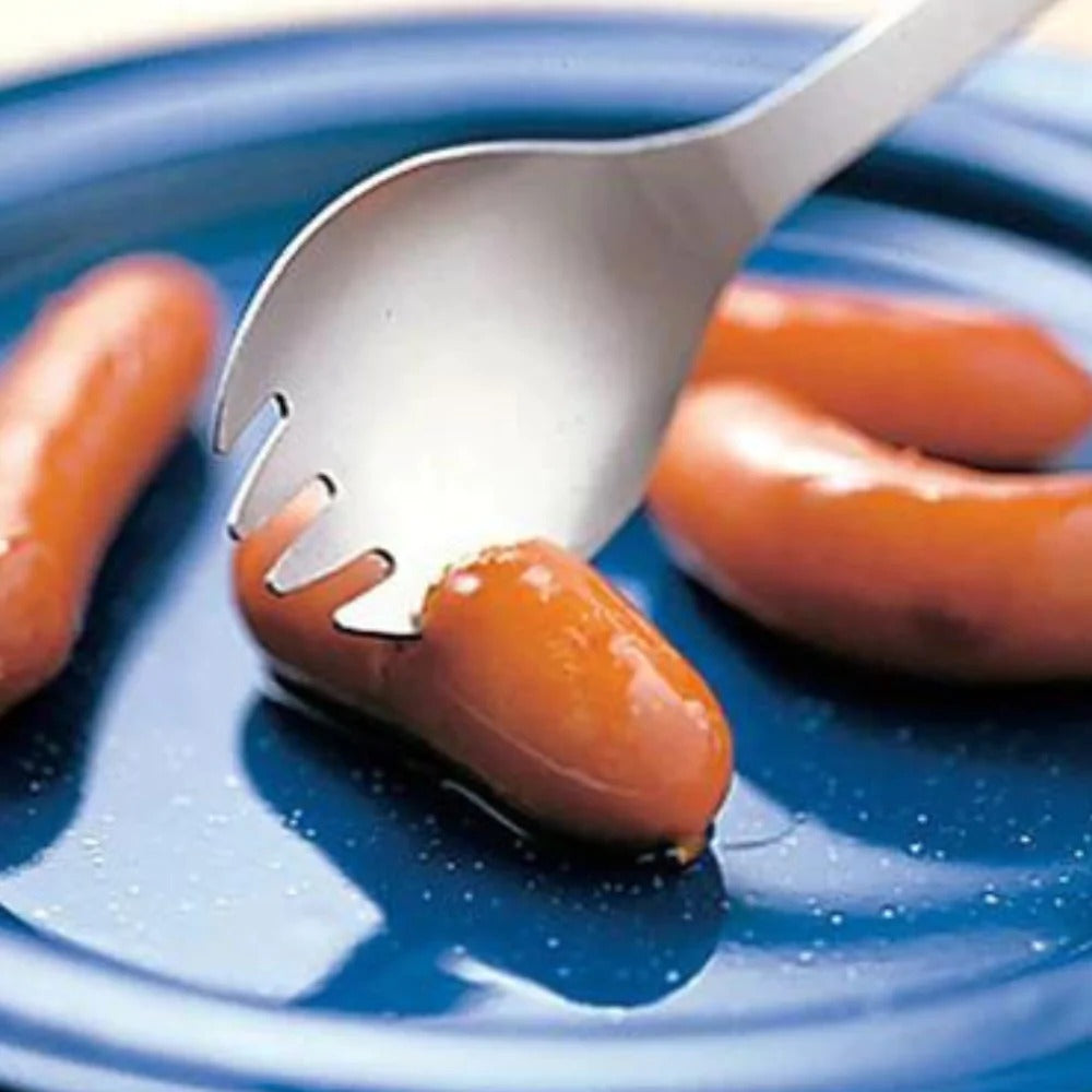 Snow Peak Titanium Spork - Silver-Goritta Works Sdn. Bhd. 202501017603 (1619017-X)