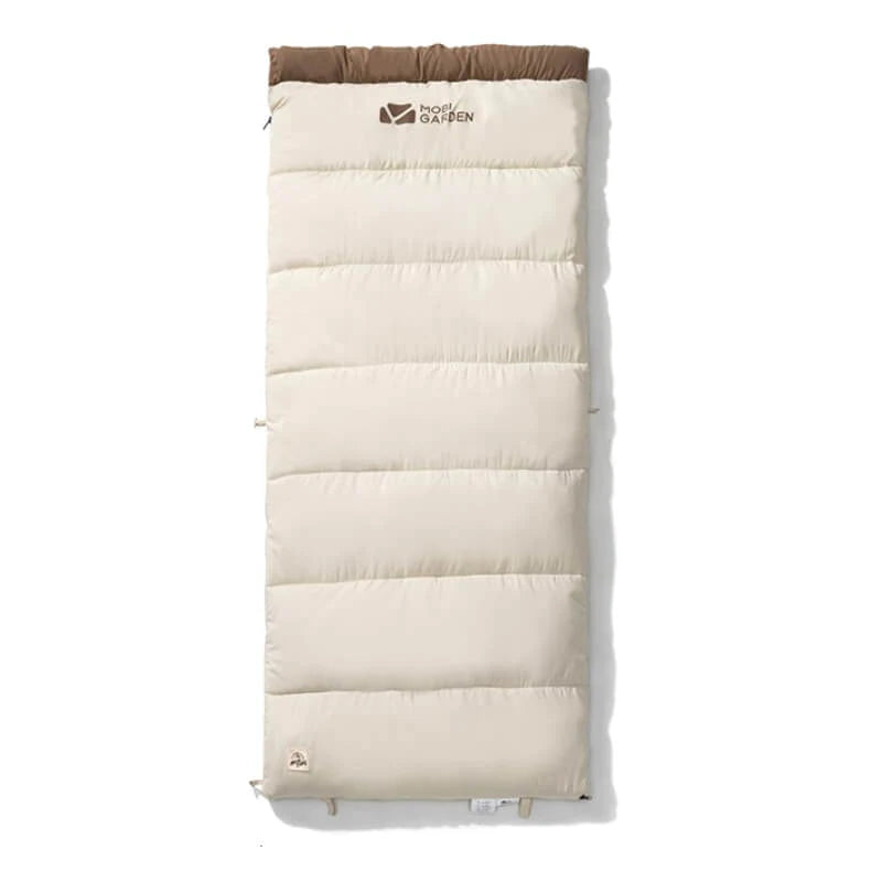 Mobi Garden Crescent Sleeping Bag 1.4 Single - Ivory
