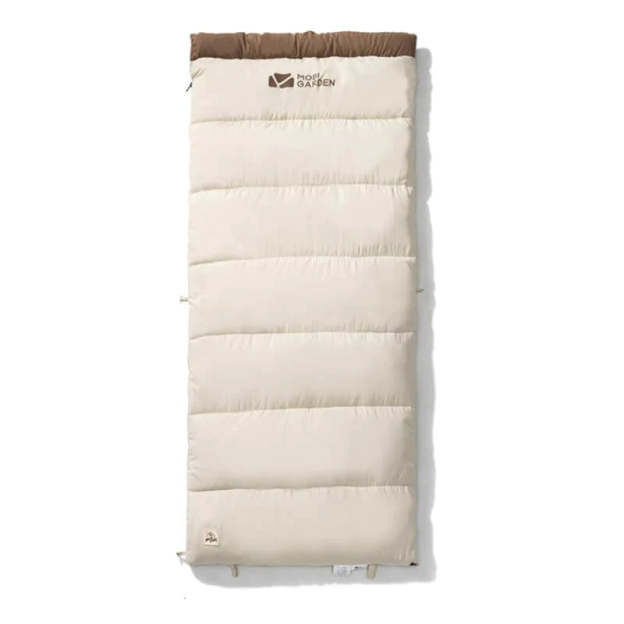 Mobi Garden Crescent Sleeping Bag 1.4 Single - Ivory