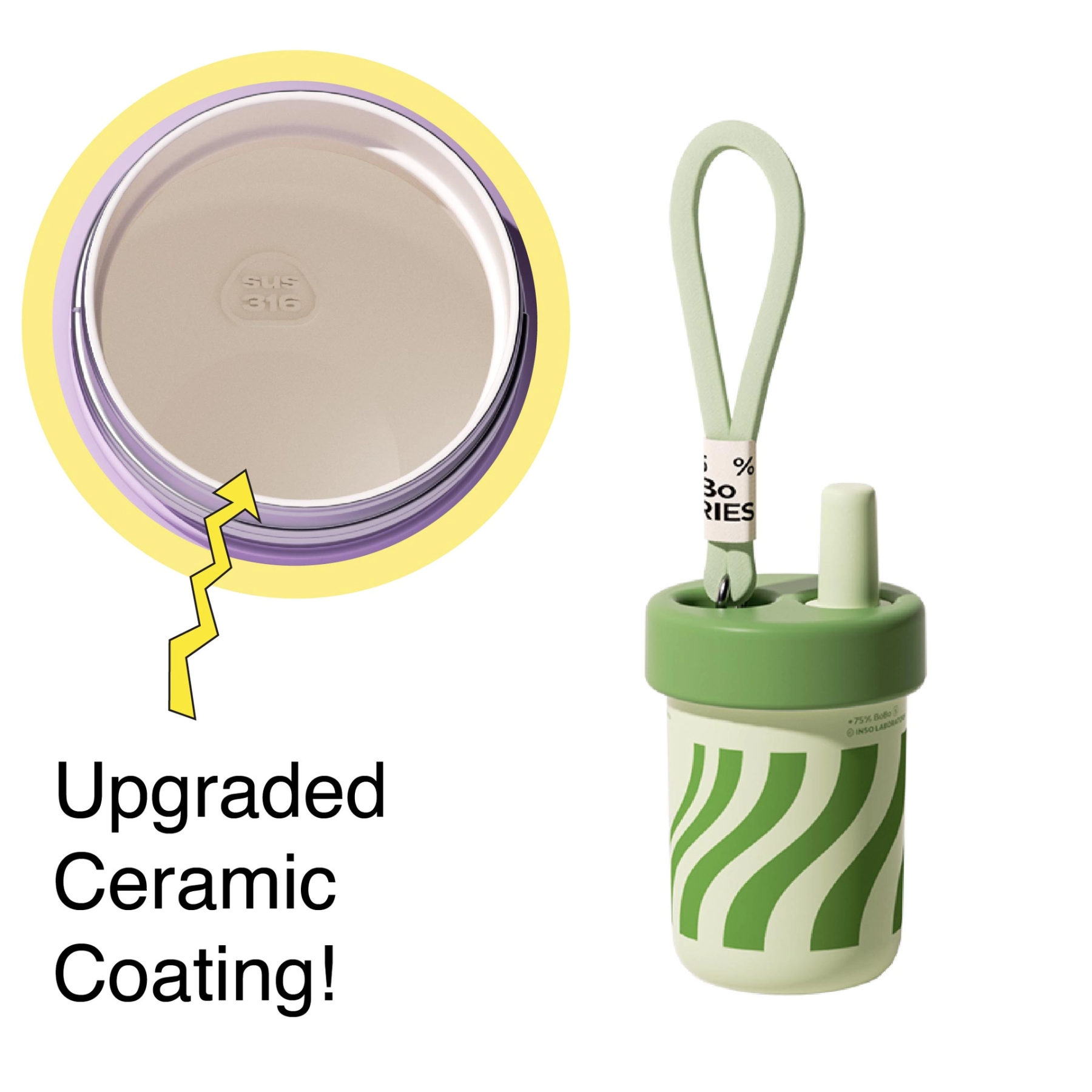 CHAKO LAB BoBo Ceramic Cup - Green-Goritta Works Sdn. Bhd. 202501017603 (1619017-X)