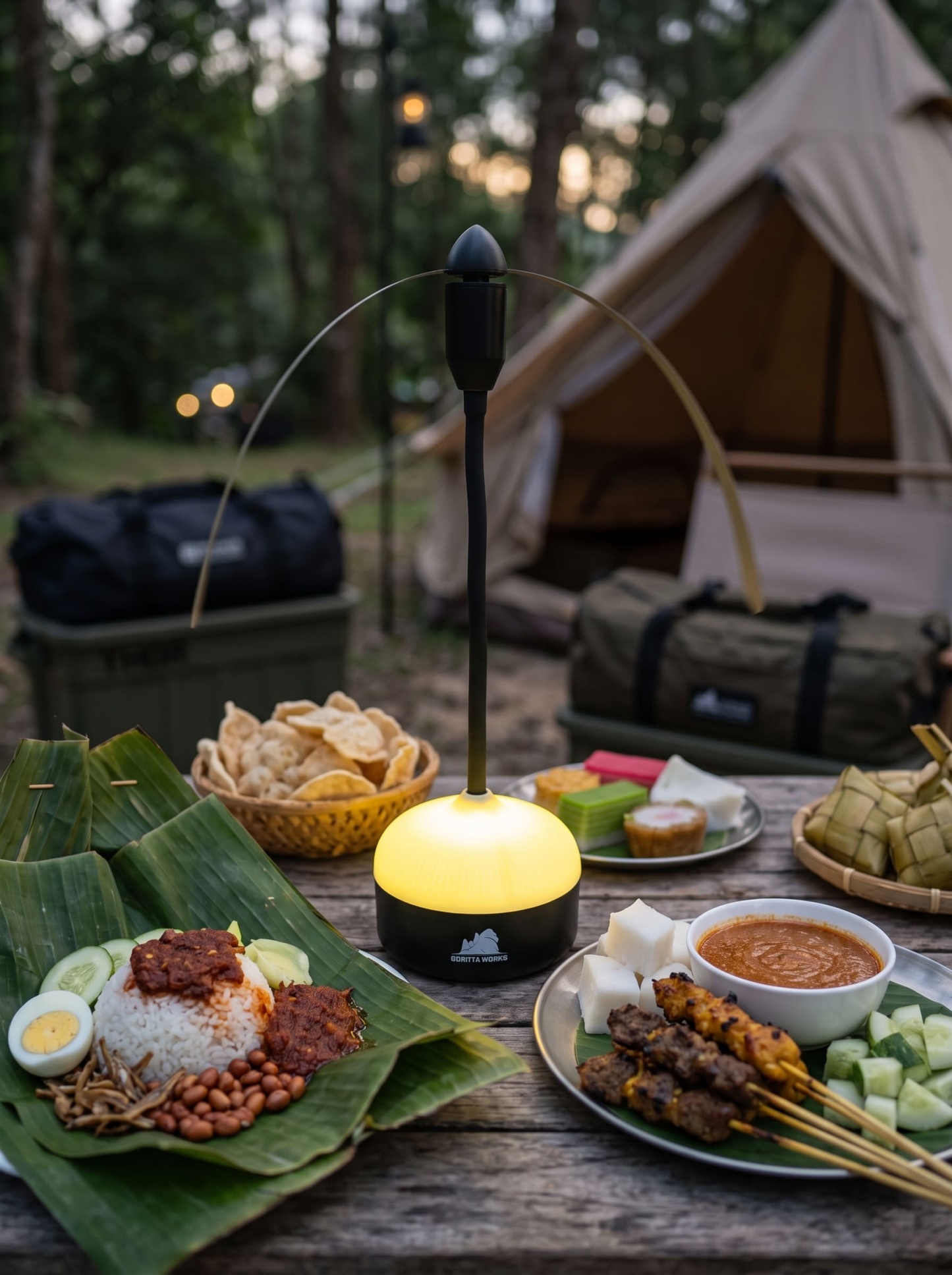 Goritta Works Bugs Fly Repellent Fan with Light