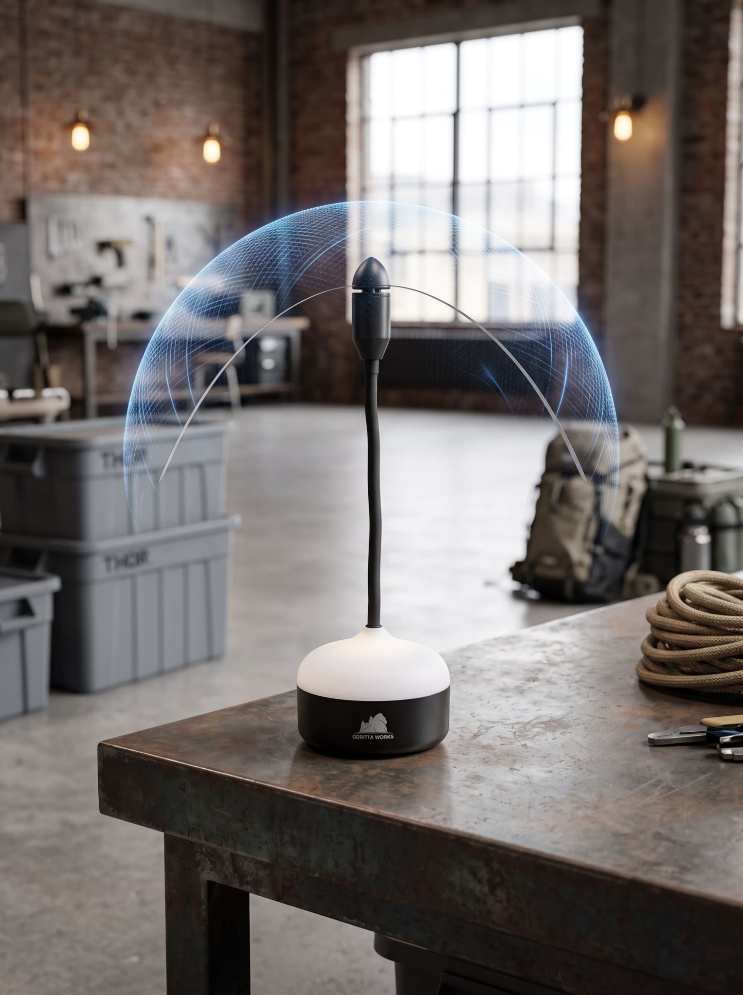 Goritta Works Bugs Fly Repellent Fan with Light