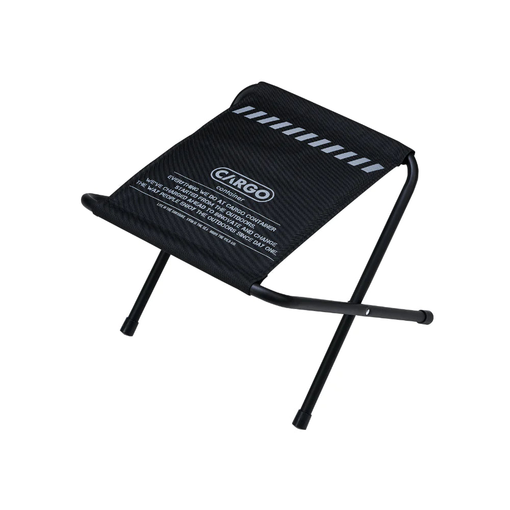 Cargo Container Wide BBQ Chair 2pcs - Black