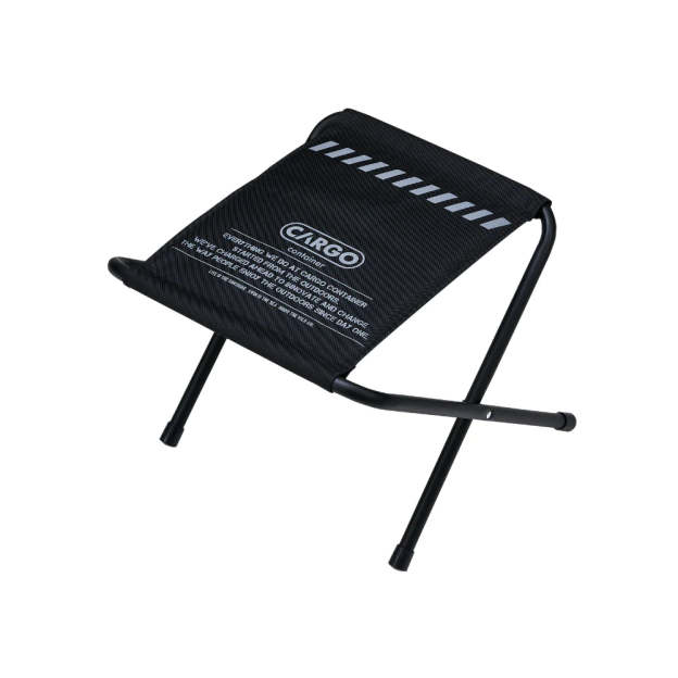 Cargo Container Wide BBQ Chair 2pcs - Black