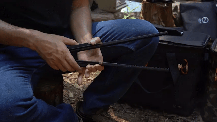 ZEN Camps Adjustable Fire Tongs - Black-Goritta Works Sdn. Bhd. 202501017603 (1619017-X)