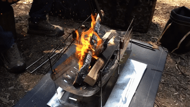 ZEN Camps Adjustable Fire Tongs - Black-Goritta Works Sdn. Bhd. 202501017603 (1619017-X)