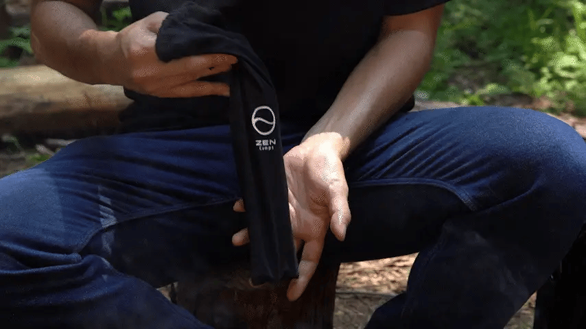 ZEN Camps Adjustable Fire Tongs - Black-Goritta Works Sdn. Bhd. 202501017603 (1619017-X)