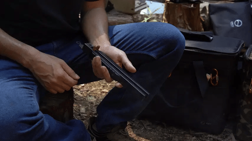 ZEN Camps Adjustable Fire Tongs - Black-Goritta Works Sdn. Bhd. 202501017603 (1619017-X)