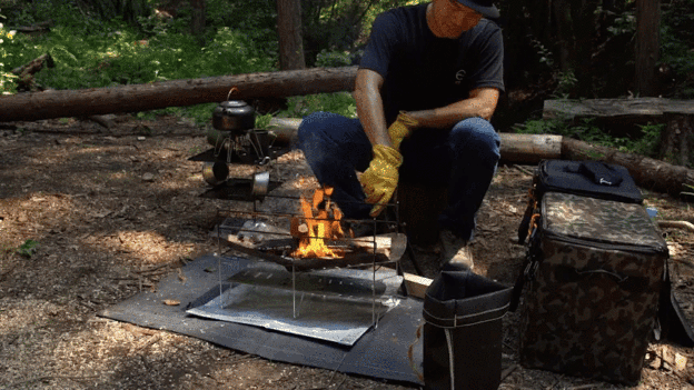 ZEN Camps Adjustable Fire Tongs - Black-Goritta Works Sdn. Bhd. 202501017603 (1619017-X)