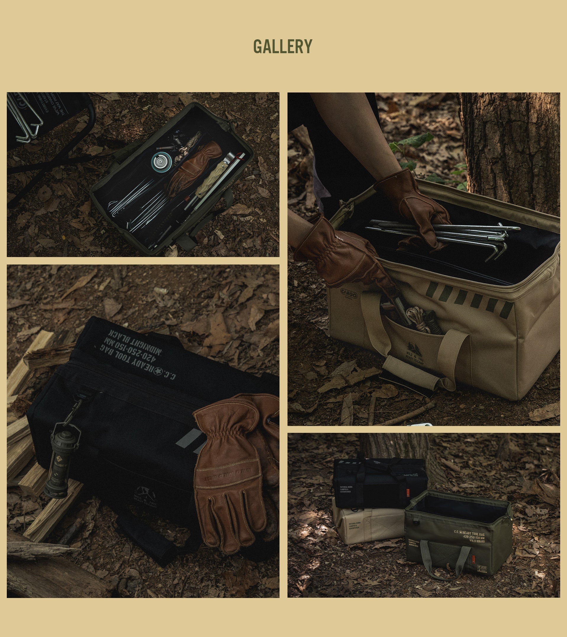 Cargo Container Ready Tool Bag - Beige-Goritta Works Sdn. Bhd. 202501017603 (1619017-X)