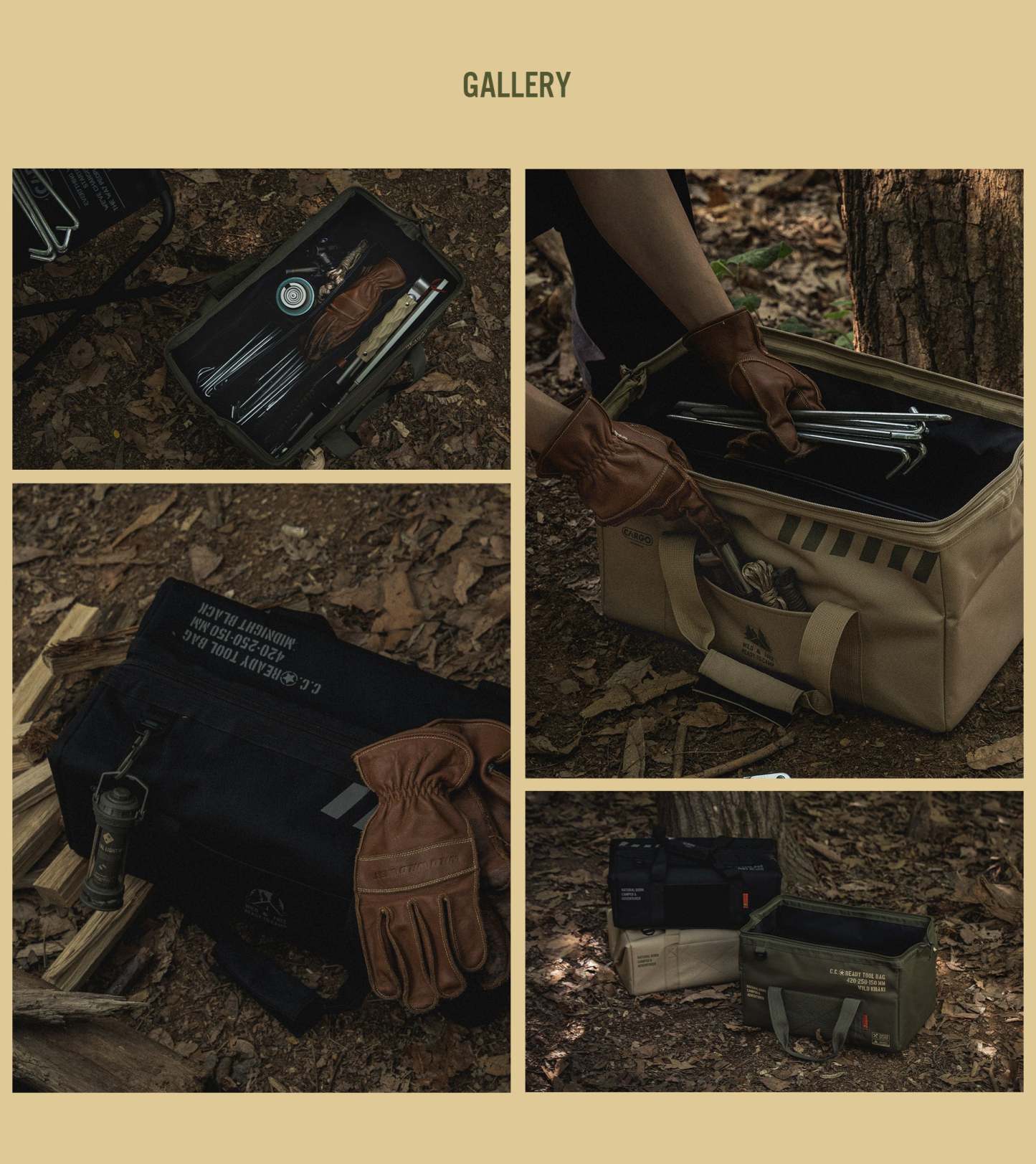 Cargo Container Ready Tool Bag - Khaki-Goritta Works Sdn. Bhd. 202501017603 (1619017-X)