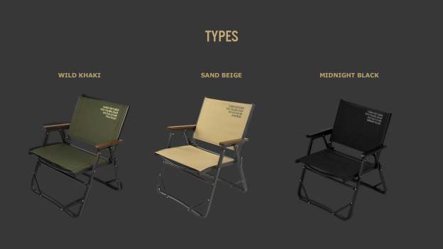 Cargo Container Cosy Folding Chair - Khaki