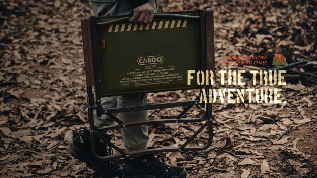 Cargo Container Cosy Folding Chair - Khaki