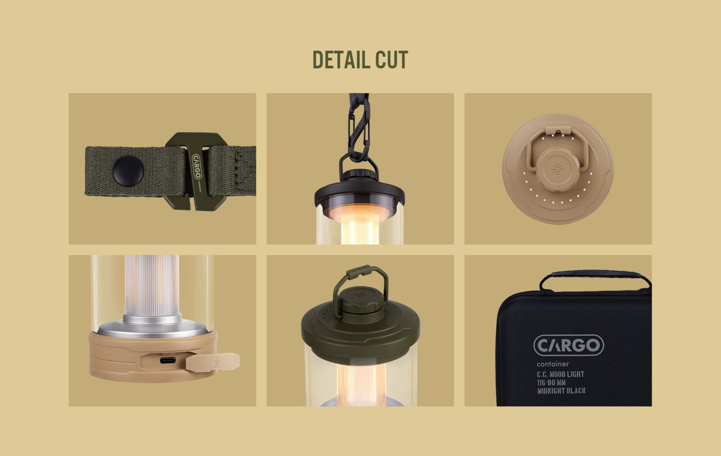 Cargo Container Mood Light with RGB Color - Black 