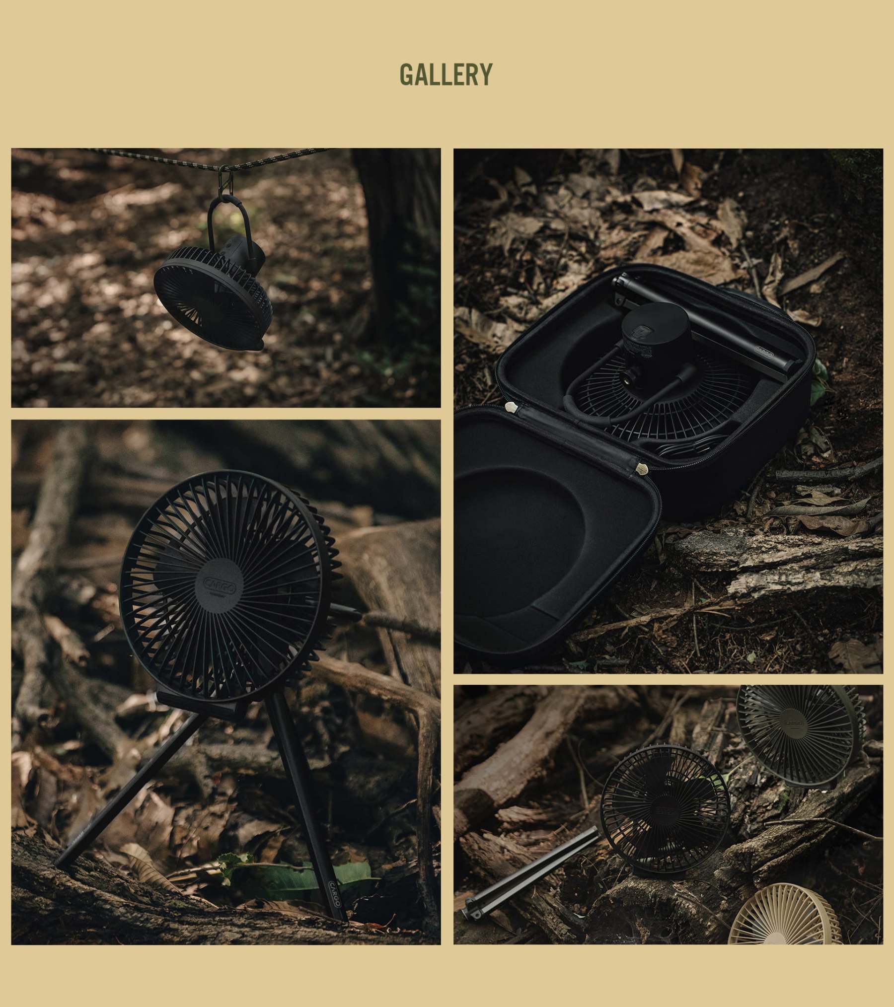 Cargo Container Multi Fan - Gray