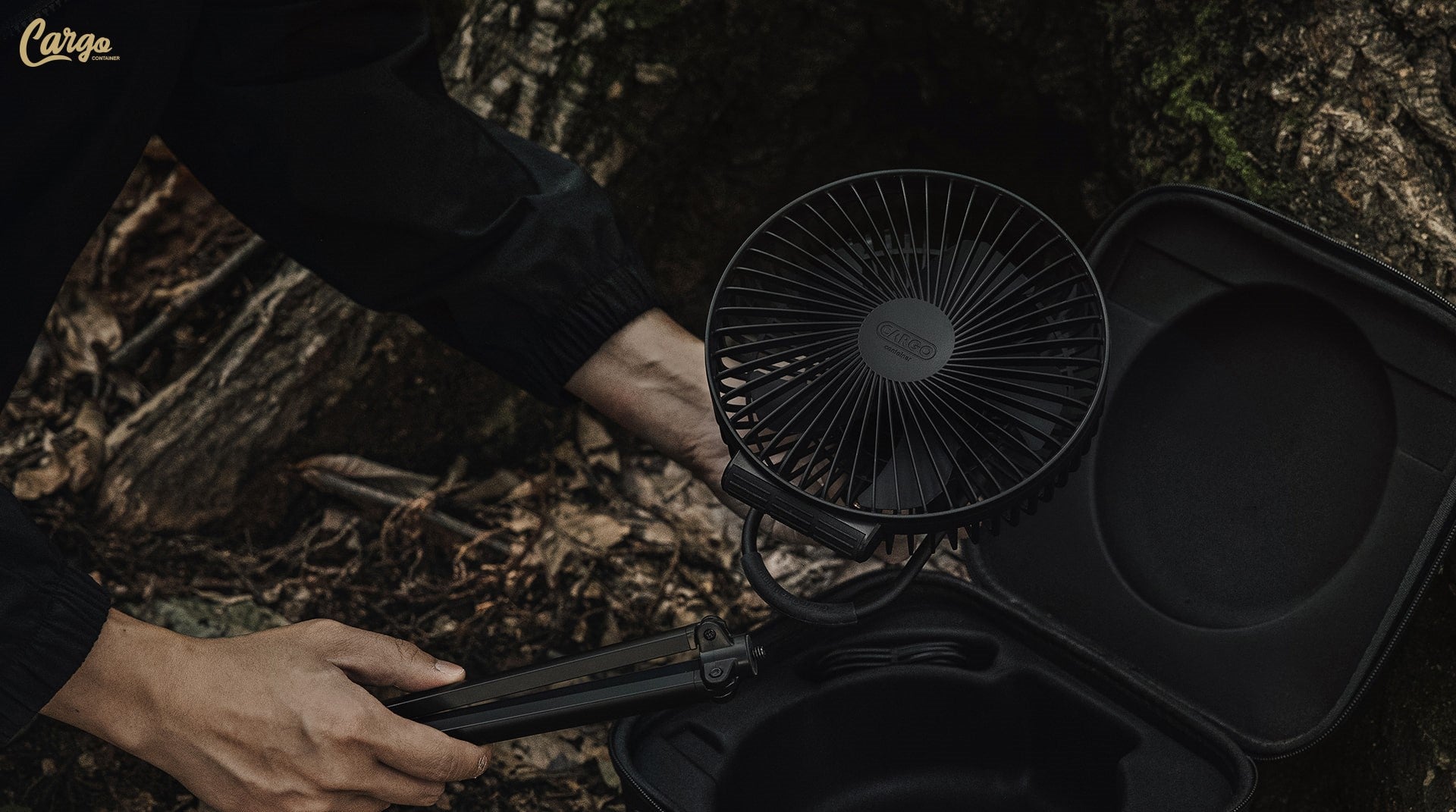 Cargo Container Multi Fan - Gray