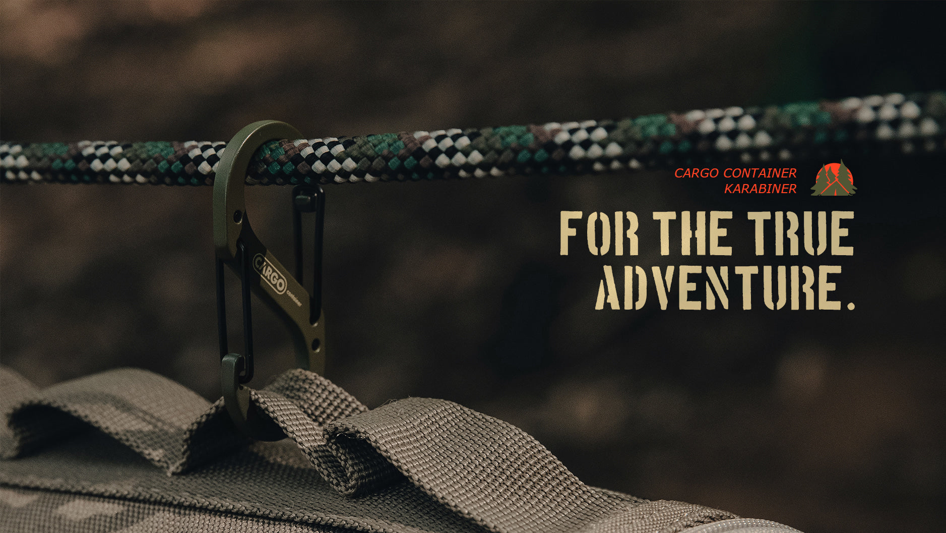 Cargo Container Hard Karabiner M - Beige