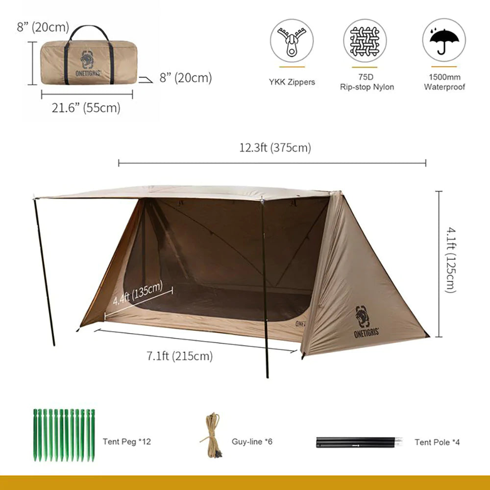 OneTigris Outback Retreat Camping 2 person tent – Goritta