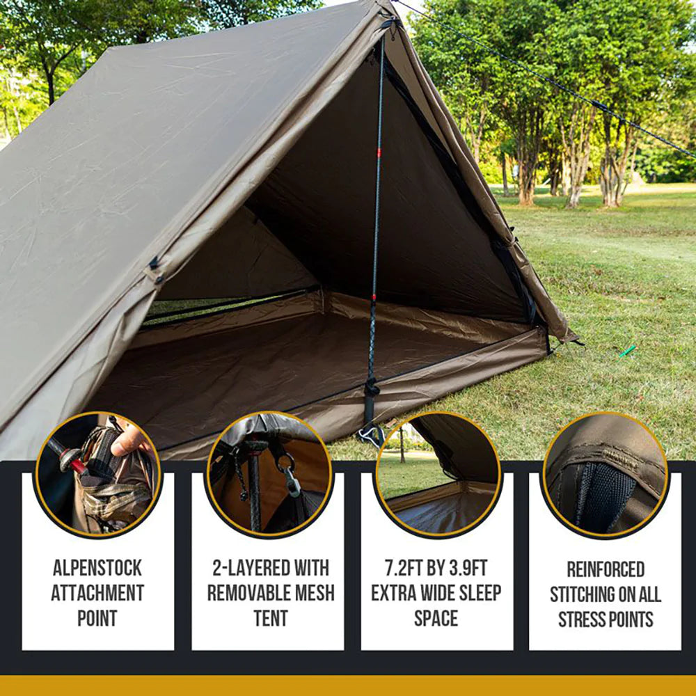 OneTigris Tangram UL Double 2 person tent-Goritta Works Sdn. Bhd. 202501017603 (1619017-X)