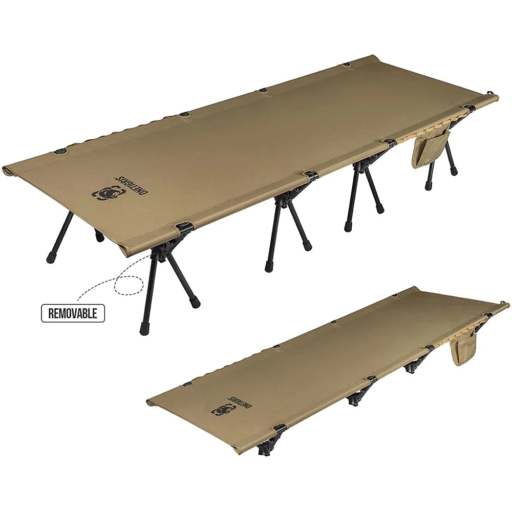 OneTigris Outdoor Foldable Camp Bed - Black-Goritta Works Sdn. Bhd. 202501017603 (1619017-X)