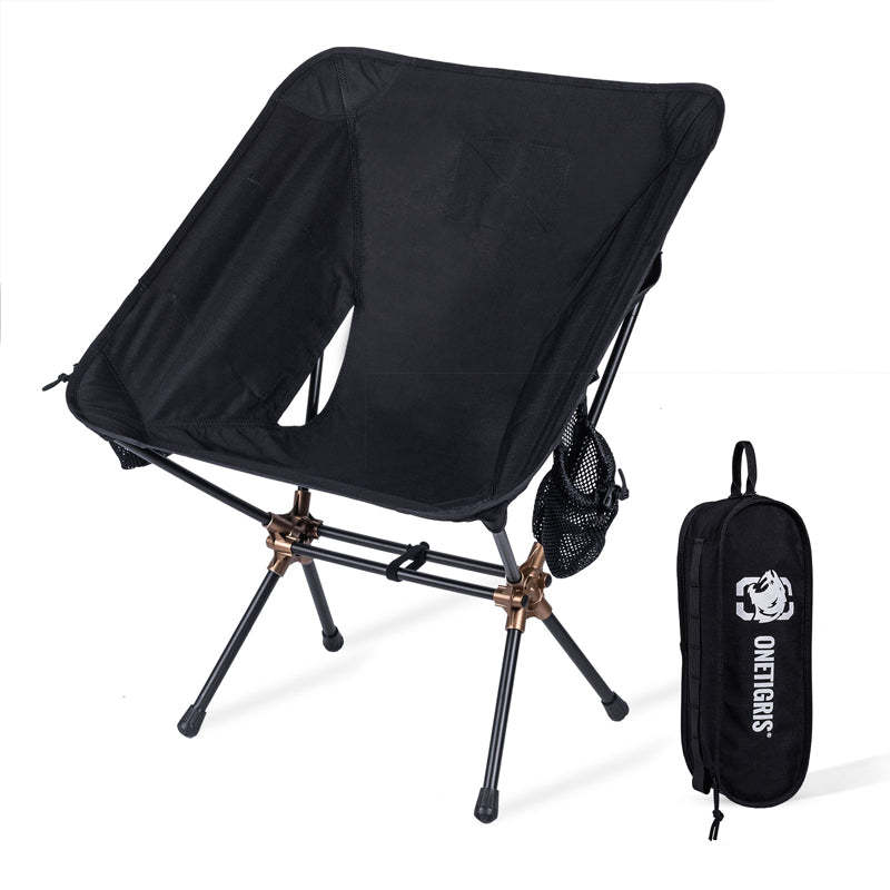 OneTigris Customized Foldable Chair 04 - Black-Goritta Works Sdn. Bhd. 202501017603 (1619017-X)