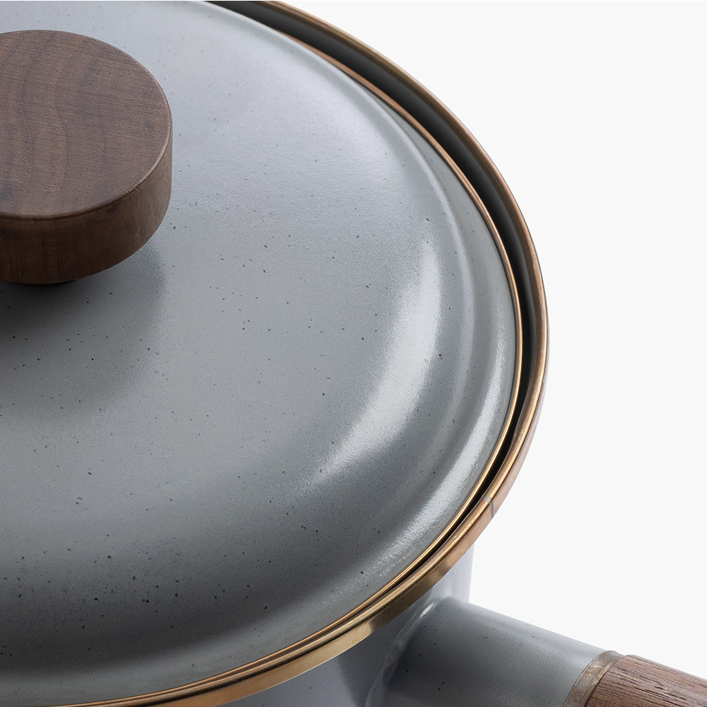 Barebones Enamel Saucepan - Slate Grey-Goritta Works Sdn. Bhd. 202501017603 (1619017-X)