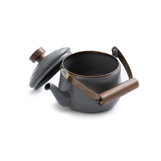 Barebones Enamel Teapot - Slate Grey-Goritta Works Sdn. Bhd. 202501017603 (1619017-X)