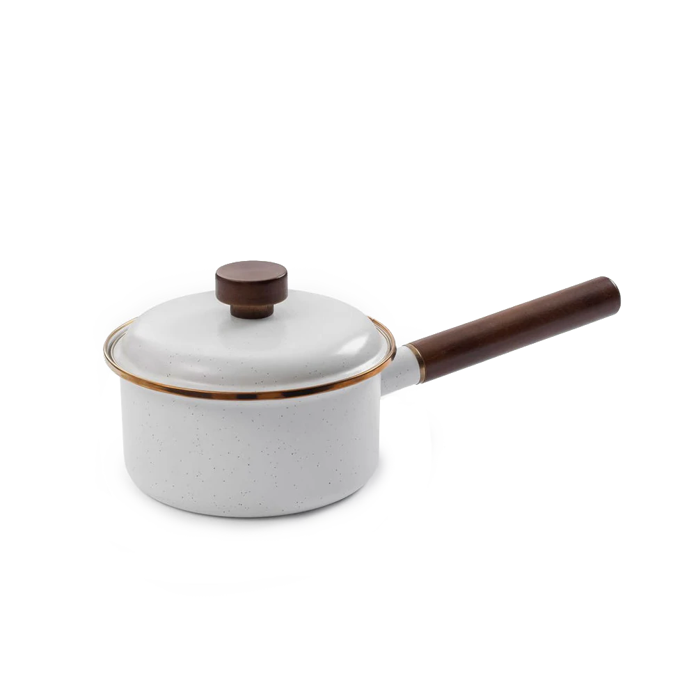 Barebones Enamel Saucepan - Eggshell-Goritta Works Sdn. Bhd. 202501017603 (1619017-X)