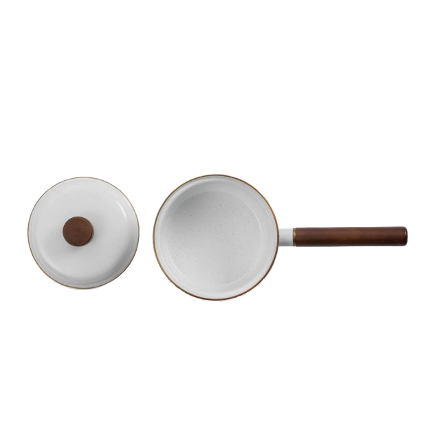 Barebones Enamel Saucepan - Eggshell-Goritta Works Sdn. Bhd. 202501017603 (1619017-X)