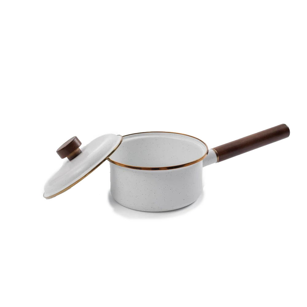 Barebones Enamel Saucepan - Eggshell-Goritta Works Sdn. Bhd. 202501017603 (1619017-X)