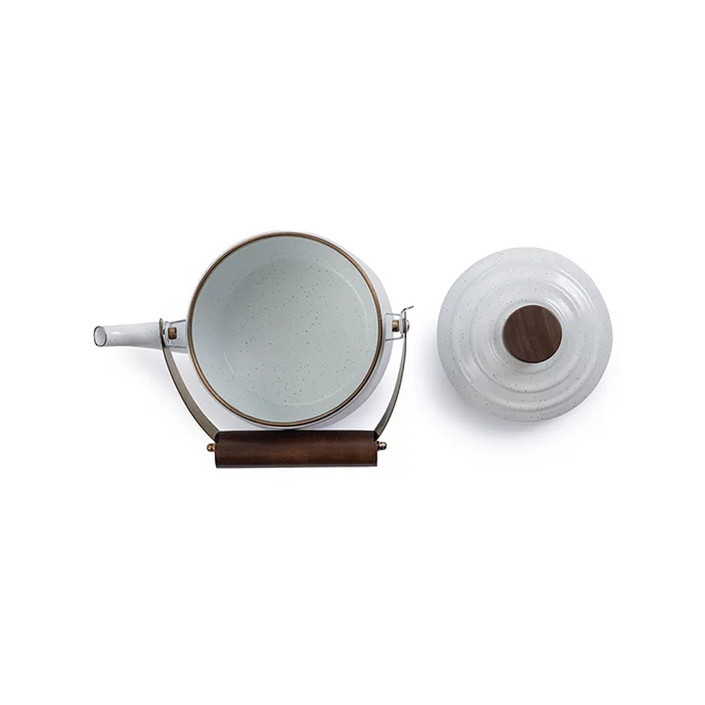 Barebones Enamel Teapot - Eggshell-Goritta Works Sdn. Bhd. 202501017603 (1619017-X)