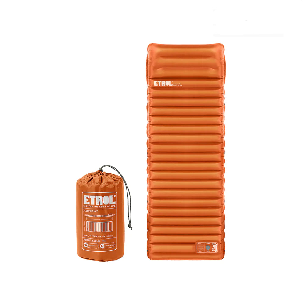 Etrol Fugu Air Sleeping Pad - Orange-Goritta Works Sdn. Bhd. 202501017603 (1619017-X)