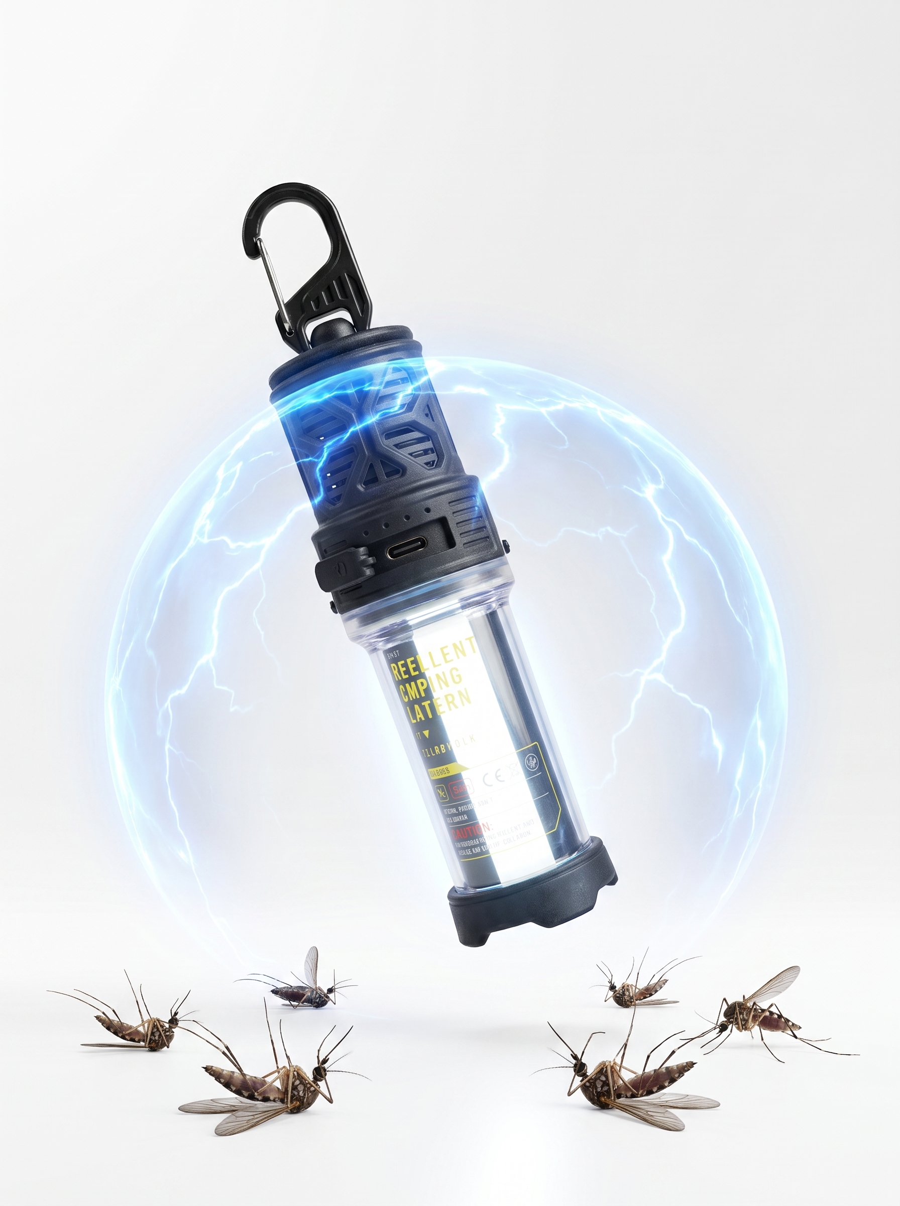 Goritta Works 2-in-1 Portable Mosquito Repellent with lighting (5000mAh, Max 750Lm)