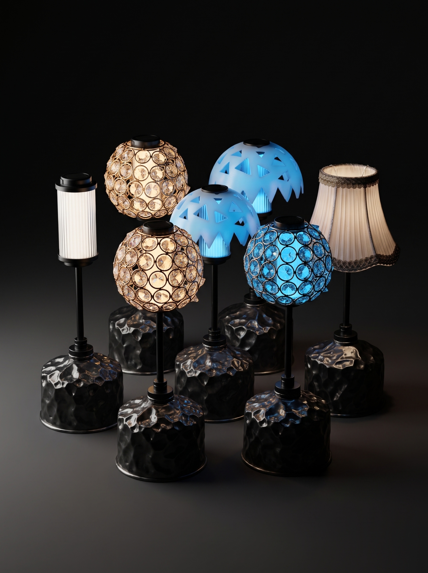 Champazi Soundlight R1 Dynamic Camping Light 200Lm - Blue